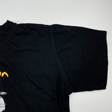 Load image into Gallery viewer, Boys black, cotton t-shirt / top, night vision, no size, L: 47cm, armpit to armpit: 41cm, GUC, size 10-11,