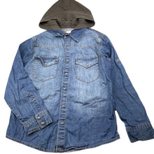 Load image into Gallery viewer, Boys G.Boots, hooded denim shirt, poppers, FUC, size 7,