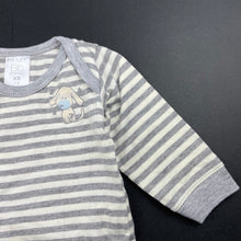 Load image into Gallery viewer, unisex Bb Cheeky, embroidered soft feel bodysuit / romper, EUC, size 000,