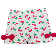 Load image into Gallery viewer, Girls Original Marines, stretchy shorts, elasticated, cherries, EUC, size 00,