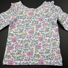 Load image into Gallery viewer, Girls Dymples, floral long sleeve top, FUC, size 00,