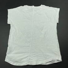 Load image into Gallery viewer, Girls FILA, white cotton t-shirt / top, FUC, size 7,