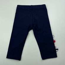 Load image into Gallery viewer, Girls Original Marines, navy stretchy leggings / bottoms, EUC, size 00,