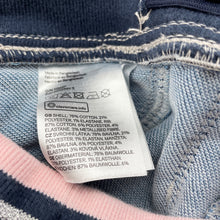Load image into Gallery viewer, Girls H&M, stretchy knit denim skirt, adjustable, L: 29cm, EUC, size 6,