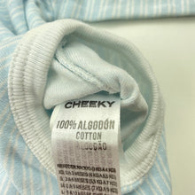 Load image into Gallery viewer, unisex Bb Cheeky, cotton bodysuit / romper, FUC, size 000,