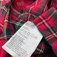 Load image into Gallery viewer, Boys H&M, red check lightweight cotton long sleeve shirt, EUC, size 0,