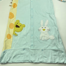 Load image into Gallery viewer, unisex Hallmark, blue cotton sleeping bag, L: 79cm, no Tog rating, GUC, size 0-1,