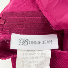 Load image into Gallery viewer, Girls Bonnie Jean, corduroy cotton dress, butterflies, GUC, size 6, L: 63cm