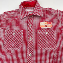 Load image into Gallery viewer, Boys Crocdile International, lightweight cotton short sleeve shirt, EUC, size 4,