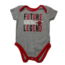 Load image into Gallery viewer, Boys NBA, grey bodysuit / romper, basketball, FUC, size 0,