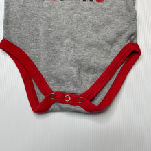 Load image into Gallery viewer, Boys NBA, grey bodysuit / romper, basketball, FUC, size 0,