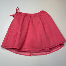 Load image into Gallery viewer, Girls Sista, lined pink & gold spot skirt, elasticated, L: 34cm, EUC, size 7,