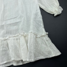 Load image into Gallery viewer, Girls lightweight, cotton long sleeve dress, labels removed, armpit to armpit: 37cm, armpit to cuff: 34cm, EUC, size 7-8, L: 62cm