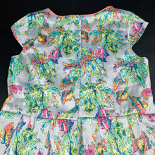 Load image into Gallery viewer, Girls lined, soft feel party dress, labels removed, armpit to armpit: 30cm, GUC, size 5-6, L: 61cm