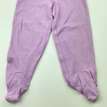 Load image into Gallery viewer, Girls Babies R Us, purple cotton footed leggings / bottoms, FUC, size 0,