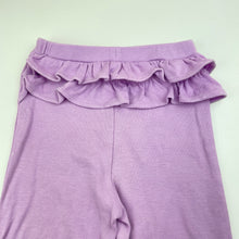 Load image into Gallery viewer, Girls Babies R Us, purple cotton footed leggings / bottoms, FUC, size 0,