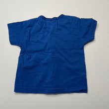 Load image into Gallery viewer, Boys CUCUMBER, blue button up t-shirt / top, FUC, size 0,