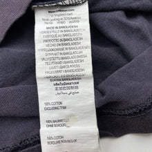 Load image into Gallery viewer, Boys Cotton On, navy cotton t-shirt / top, wash fade, FUC, size 10,