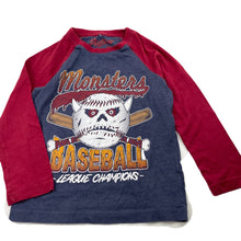 Load image into Gallery viewer, Boys Urban Supply, soft feel long sleeve t-shirt / top, baseball, GUC, size 7,