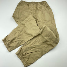 Load image into Gallery viewer, Boys H&M, lightweight cotton casual pants, elasticated, Inside leg: 51cm, EUC, size 7,