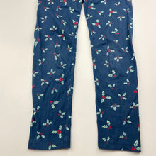 Load image into Gallery viewer, Girls Anko, Christmas leggings, holly, Inside leg: 45cm, FUC, size 7,