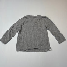 Load image into Gallery viewer, Boys MINOTI, grey cotton long sleeve top, FUC, size 0,
