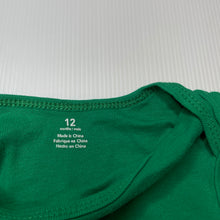 Load image into Gallery viewer, unisex Winzik, green cotton bodysuit / romper, St Patricks Day, GUC, size 12 months,
