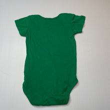Load image into Gallery viewer, unisex Winzik, green cotton bodysuit / romper, St Patricks Day, GUC, size 12 months,