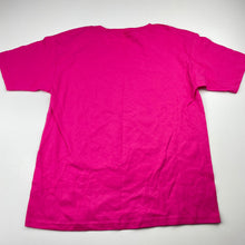 Load image into Gallery viewer, Girls Disney, pink cotton t-shirt / top, armpit to armpit: 38cm, EUC, size 6-8,