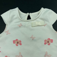 Load image into Gallery viewer, Girls Teddy Boom, lightweight floral dress, small marks on back, FUC, size 00, L: 33cm