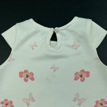Load image into Gallery viewer, Girls Teddy Boom, lightweight floral dress, small marks on back, FUC, size 00, L: 33cm