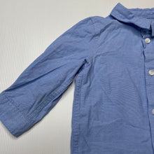 Load image into Gallery viewer, Boys H&M, lightweight cotton long sleeve shirt, light marks on cuffs, FUC, size 0,
