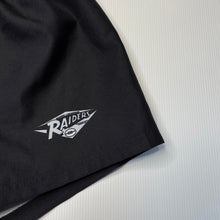Load image into Gallery viewer, Boys Team Spirit, rugby / sports shorts, elasticated, Raiders, EUC, size 10,