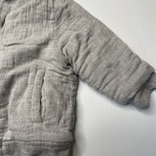 Load image into Gallery viewer, unisex Seed, wadded cotton zip up jacket, light marks, FUC, size 0,