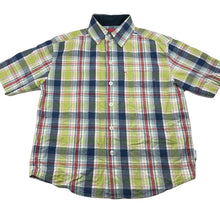 Load image into Gallery viewer, Boys Esprit, checked lightweight cotton short sleeve shirt, GUC, size 8,