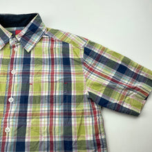Load image into Gallery viewer, Boys Esprit, checked lightweight cotton short sleeve shirt, GUC, size 8,