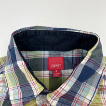 Load image into Gallery viewer, Boys Esprit, checked lightweight cotton short sleeve shirt, GUC, size 8,