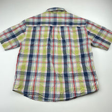 Load image into Gallery viewer, Boys Esprit, checked lightweight cotton short sleeve shirt, GUC, size 8,