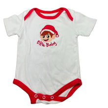 Load image into Gallery viewer, unisex Elves Behavin' Badly, Christmas cotton bodysuit / romper, GUC, size 0,