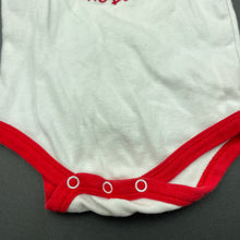 Load image into Gallery viewer, unisex Elves Behavin' Badly, Christmas cotton bodysuit / romper, GUC, size 0,