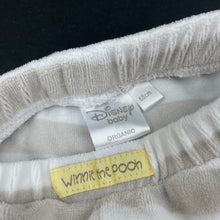 Load image into Gallery viewer, unisex Disney, Winnie the Pooh organic cotton blend footed leggings, EUC, size 00,