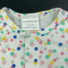 Load image into Gallery viewer, Girls Marquise, cotton coverall / romper, pilling, FUC, size 00,