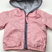 Load image into Gallery viewer, Girls Baby Berry, cotton lined lightweight spray jacket / coat, EUC, size 0000,