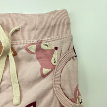 Load image into Gallery viewer, Girls Baby Berry, pink fleece lined pants / bottoms, elasticated, EUC, size 0000,