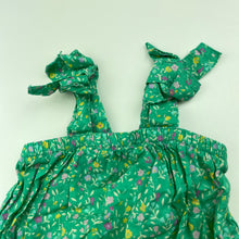 Load image into Gallery viewer, Girls Baby Berry, lightweight floral cotton summer romper, GUC, size 000,