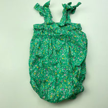 Load image into Gallery viewer, Girls Baby Berry, lightweight floral cotton summer romper, GUC, size 000,