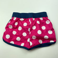 Load image into Gallery viewer, Girls Tiny Little Wonders, lightweight board shorts, elasticated, EUC, size 00,