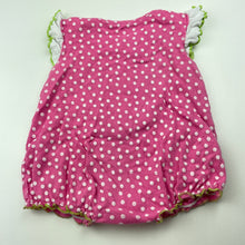 Load image into Gallery viewer, Girls Adidas, pink cotton romper, wash fade, FUC, size 0,