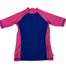 Load image into Gallery viewer, Girls Cancer Council, short sleeve rashie / swim top, FUC, size 6,