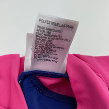 Load image into Gallery viewer, Girls Cancer Council, short sleeve rashie / swim top, FUC, size 6,